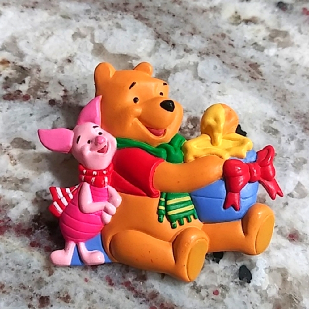 Winnie The Pooh and Piglet pin/broach